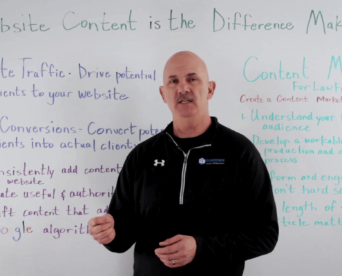 Whiteboard Wednesday Video - Sundown Legal Marketing - Consistently Adding Content To Your Law Firm Website